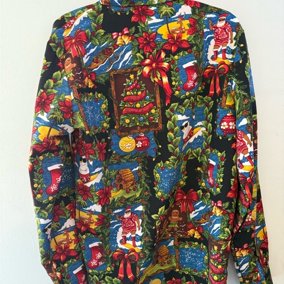 Vibrant Psychedelic Casual Button Down Shirt - Picture 5 of 5